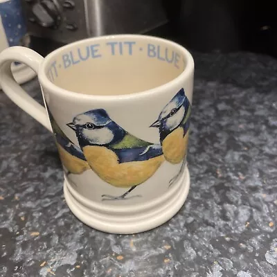Buy EMMA BRIDGEWATER . Blue Tit . 1/2 Pint MUG . Garden Birds • 9.99£
