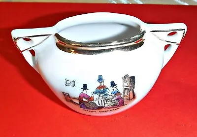 Buy *cool Vintage 2 Handled Small Vase Pot Tourist Market Welsh Costumes 1 7/8  H • 4.95£