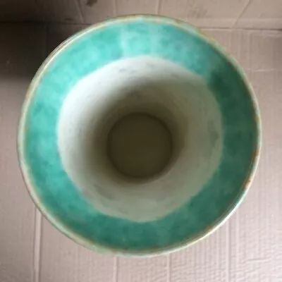 Buy Antique 1930s Art Pottery Deco Vase 19cm Height G+ • 8.06£