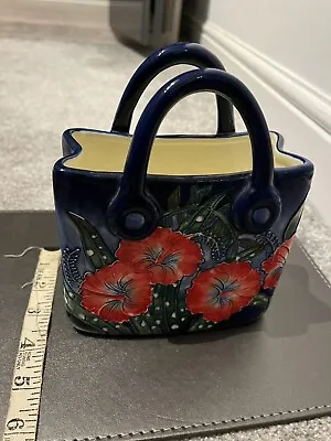 Buy Old Tupton Ware Ceramic Flower Bag Vase – Great Condition • 15£
