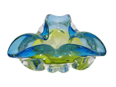 Buy Bohemia Art Glass Dish By Jozef Hospodka For Chribska Glassworks, 1960's • 135£