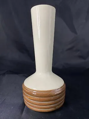 Buy Vintage Haeger Two Toned Ceramic Bud Vase Collectible Pottery Brown Cream 6.5” • 15.44£