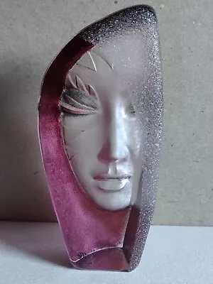 Buy Mats Jonasson Art Glass, Face. • 100£