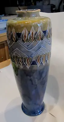 Buy Tall Doulton Lambeth Art Nouveau Vase • 125£