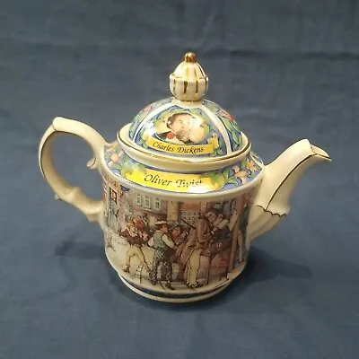 Buy Sadler Oliver Twist Teapot Ceramic Collectable Decorative Made In England • 52£
