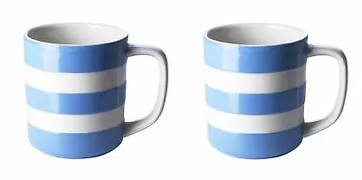 Buy Cornishware Blue & White Stripe Sets Of Coffee Cups Mugs, 4oz, 6oz, 10oz Or 15oz • 56.99£