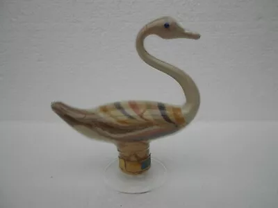 Buy Souvenir Isle Of Wight ~ Vintage Coloured Sand Glass Swan/Goose • 10£