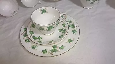 Buy Colclough Ivy Leaf - Trio 8.5 In Plate Small Cup & Saucer • 10.85£