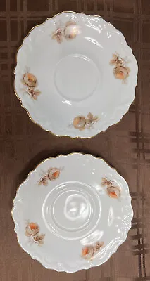 Buy Winterling Finest Bavarian China Brown Bouquet  2 Saucers • 14.41£