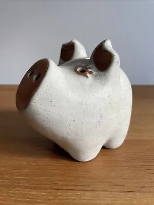 Buy Small Vintage Shelf Pottery Studio Pottery Piggy Bank • 15£