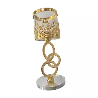 Buy Modern Glass Crystal Candlestick, Tea Light Holder Candelabra Creative Romantic • 10.43£