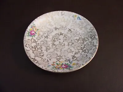 Buy Vintage Lord Nelson Ware Gold Chintz Saucer With Floral Design • 9.44£