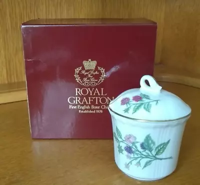 Buy Royal Grafton Lidded Marmalade Pot Bramble Pattern Gold Gilding Fine Bone China • 9.90£