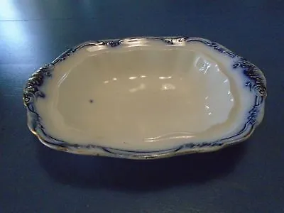 Buy Furnivals The Roman Antique Flow Blue Oval Serving Bowl Made In England • 98.50£