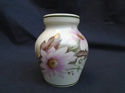 Buy Vintage Brixham Pottery Devon Small Floral Ceramic Vase 3 1/2in • 4.95£
