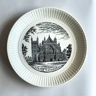 Buy Vintage Wedgwood Plate - Etruria & Barlaston, Exeter Cathedral Scene • 19.99£