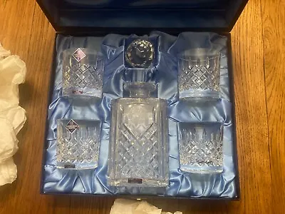 Buy Bank Of Scotland Tercentenary 1695-1995 Edinburgh Crystal Decanter & Glass Set  • 125£