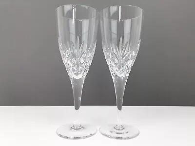 Buy 2 X Edinburgh Crystal Silhouette 7 1/4   (18.4 Cm) Small Wine Glasses Signed • 29.99£