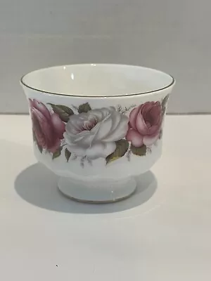 Buy Princess Roses By Queen Anne - Mini Open Sugar Bowl 8605 Made In England • 28.17£