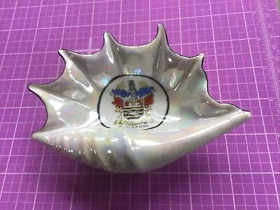 Buy Crested Ware Lustre Shell From Blackpool Approx 14cm • 1.50£