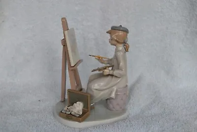 Buy Lladro 'Still Life' Girl At Easel Porcelain Figurine 1005363 • 125£