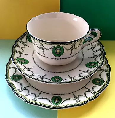 Buy Art Deco,Vintage Royal Doulton Countess Tea Set Trio,Teacup,Saucer & Tea Plate • 22.95£