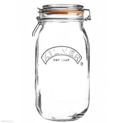 Buy Kilner Clip Top Round Preserving Jars For Airtight Food Storage, Pickles & Jam • 13.61£