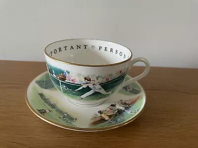 Buy Royal Worcester Very Important Person Tea Cup And Saucer Tennis Players • 12.50£