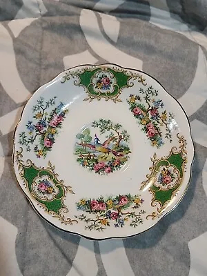 Buy Vintage Foley China 'Broadway' Tea Saucer - England, Mulitcolor With Gold Trim • 8.49£