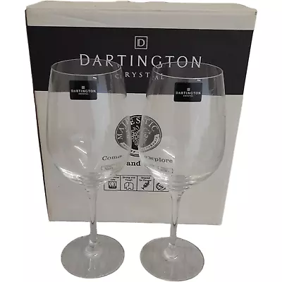 Buy Boxed 2 X Dartington Crystal Majestic Red Wine Glasses • 0.99£