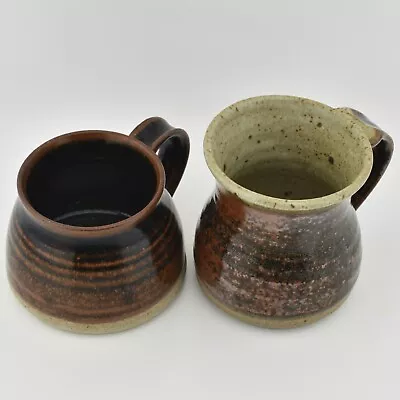 Buy 2x Studio Pottery Coffee Mugs Robert Tarling & Howard Evans Stoneware Tea Cups • 24.99£