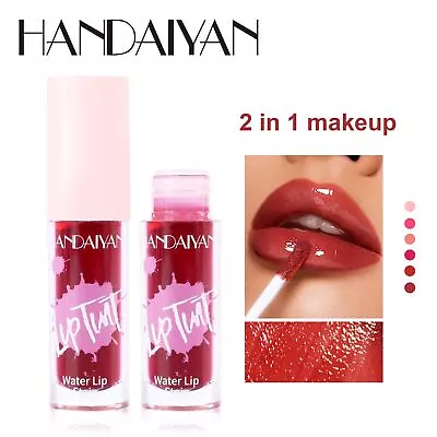 Buy 2 In 1 Waterproof And Long Lasting Water Glossy Stain, Lip Tint, Matte Finish • 4.49£