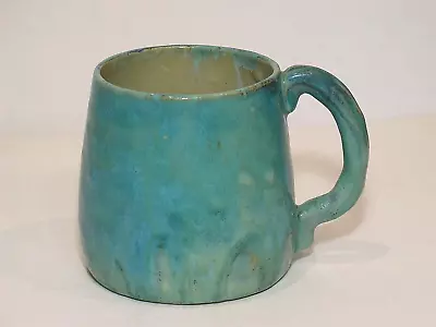 Buy Turquoise Hand Built Mug, Jolliff, Frederick Cox, 192. Australian Studio Pottery • 302.71£