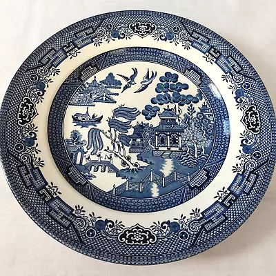Buy Churchill England Blue Willow Bread Plate 1940s 9.5” Replacement Plate • 17.30£