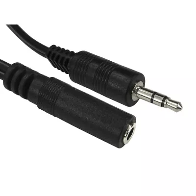 Buy AUX Headphone Extension Cable 3.5mm Mini Jack Audio Lead Male To Female Earphone • 2.29£