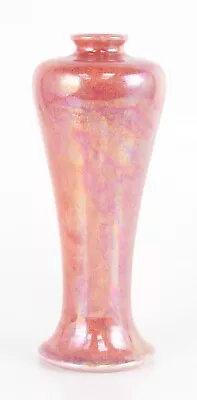 Buy Antique Ruskin Pottery Lilac / Pink Lustre Mei Ping Shaped Vase, Dated 1921 • 399.99£