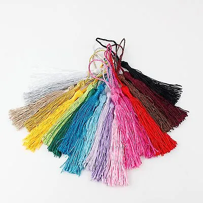 Buy Pack Of 10 13cm Luxury Silky Tassels - Craft, Sewing, Decoration, Costume • 2.89£