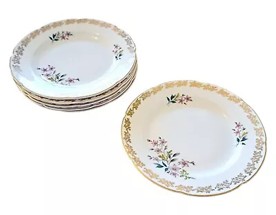 Buy Royal Grafton Tea Plates X6 Floral Pattern Fine Bone China • 12.99£