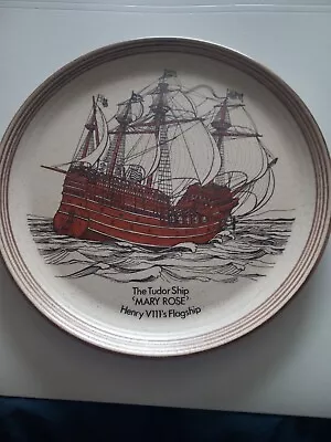 Buy Vintage Purbeck Pottery Collectors Plate Mary Rose • 12.99£