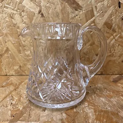 Buy Vintage Cut Crystal Pitcher Water Juice Milk Cocktail Jug - 13cm • 4.99£