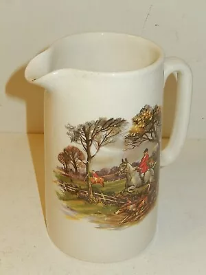 Buy VINTAGE LORD NELSON POTTERY JUG HUNTING SCENE /17cm/ENGLAND  • 14.99£