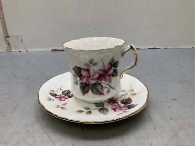 Buy Hammersley Floral Pattern Bone China Tea Cup And Saucer • 18.97£