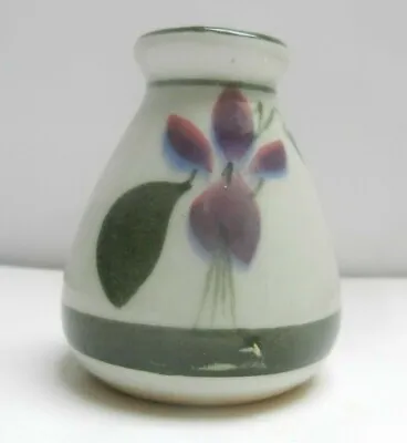 Buy Babbacombe  Pottery  Lownds Pateman DEVON VIOLETS Bottle-  5.5 Cm • 4£