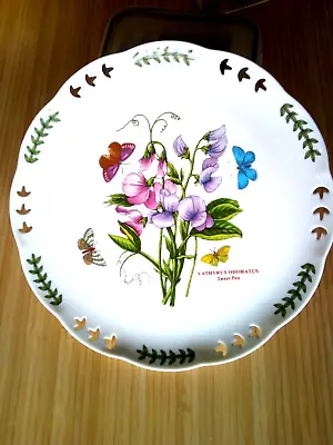 Buy Rare Botanic Garden Portmeirion Display Plate With Pierced Rim In Ex Clean Cond • 27£