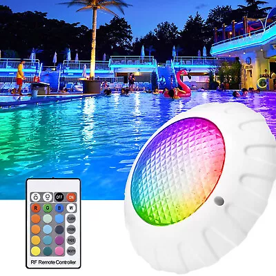 Buy Swimming Pool Light 12W/38W RGB LED Underwater Light IP68 Waterproof Lights Lamp • 32.98£