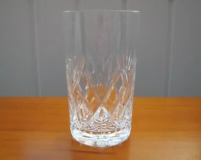 Buy Vintage Quality Cut Crystal Glass Tumbler 12 Cm Tall Capacity 200 Ml • 4.99£