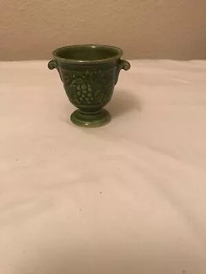 Buy Vintage Holkham Pottery Posy Vase Urn Grape Design 3.5” • 10£