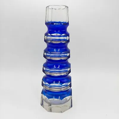 Buy Josef Hoffman Moser Prism Faceted Crystal Glass Art Deco Vase STUNNING • 196.88£