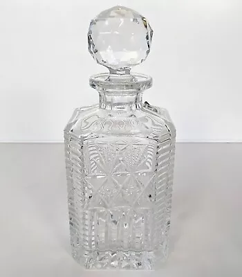 Buy Vintage Edinburgh Crystal Decanter With Stopper Hand Cut With Label 10in High AP • 39£