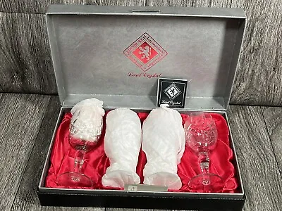 Buy Vintage Edinburgh Crystal Arran 23.5cm Wine/Sherry Glasses Boxed Unused • 32.99£